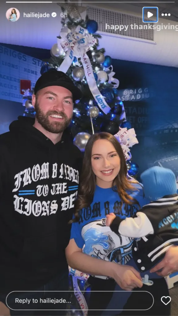 Hailie Jade Shares Cute Footage of Son Elliot Watching His Grandpa Eminem Perform at Thanksgiving Halftime Show