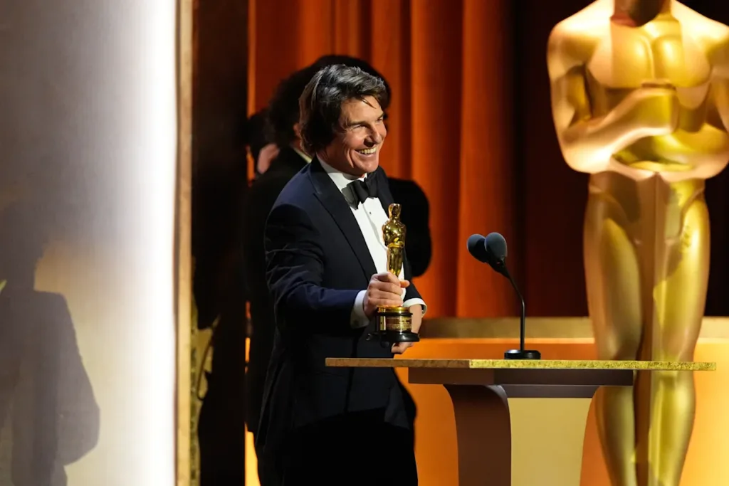Tom Cruise Claims His First-Ever Oscar With Emotional Speech