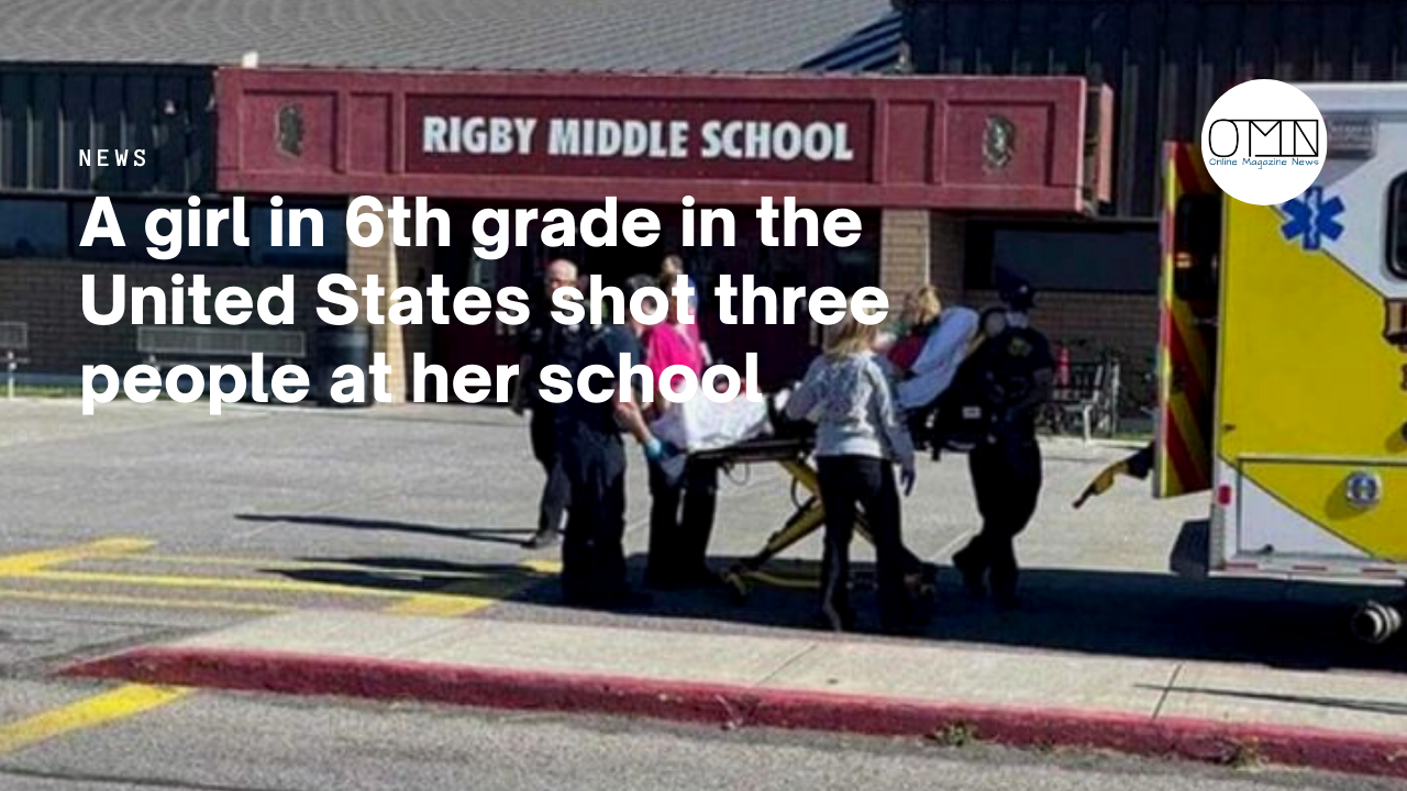 A girl in 6th grade in the United States shot three people at her school