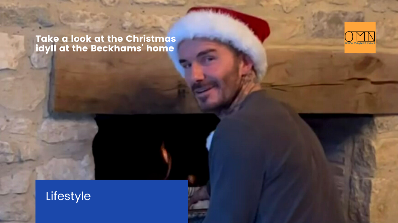 Take a look at the Christmas idyll at the Beckhams’ home – David Beckham shared photos