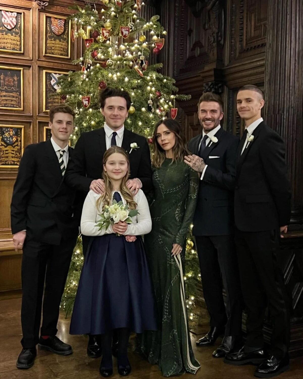 Take a look at the Christmas idyll at the Beckhams' home David