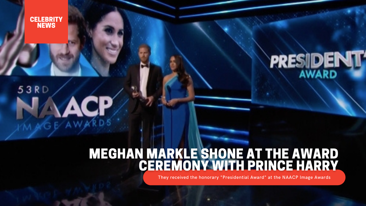 Meghan Markle shone at the award ceremony with Prince Harry
