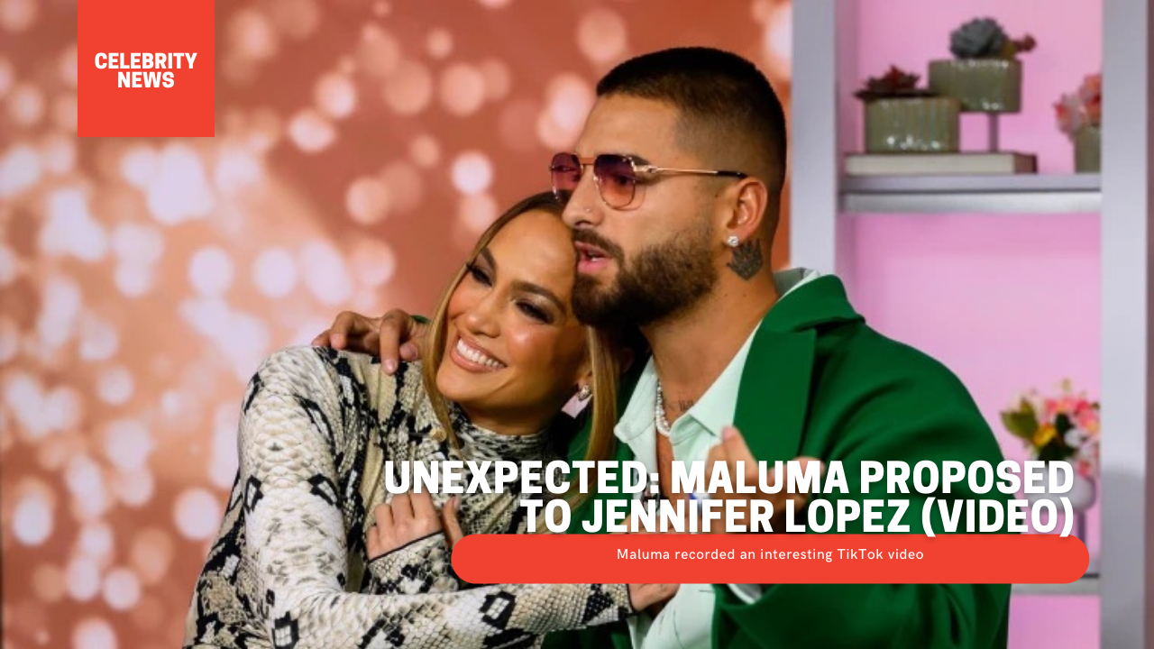 Unexpected: Maluma proposed to Jennifer Lopez (VIDEO)