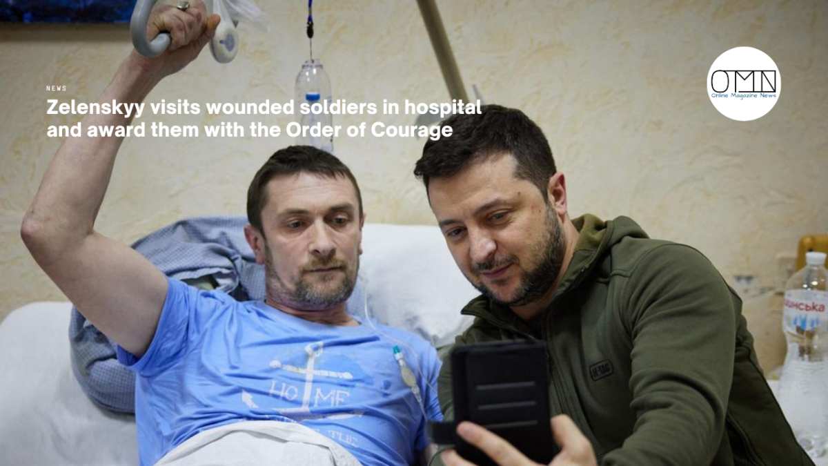 Zelenskyy Visits Wounded Soldiers In Hospital And Award Them With The ...