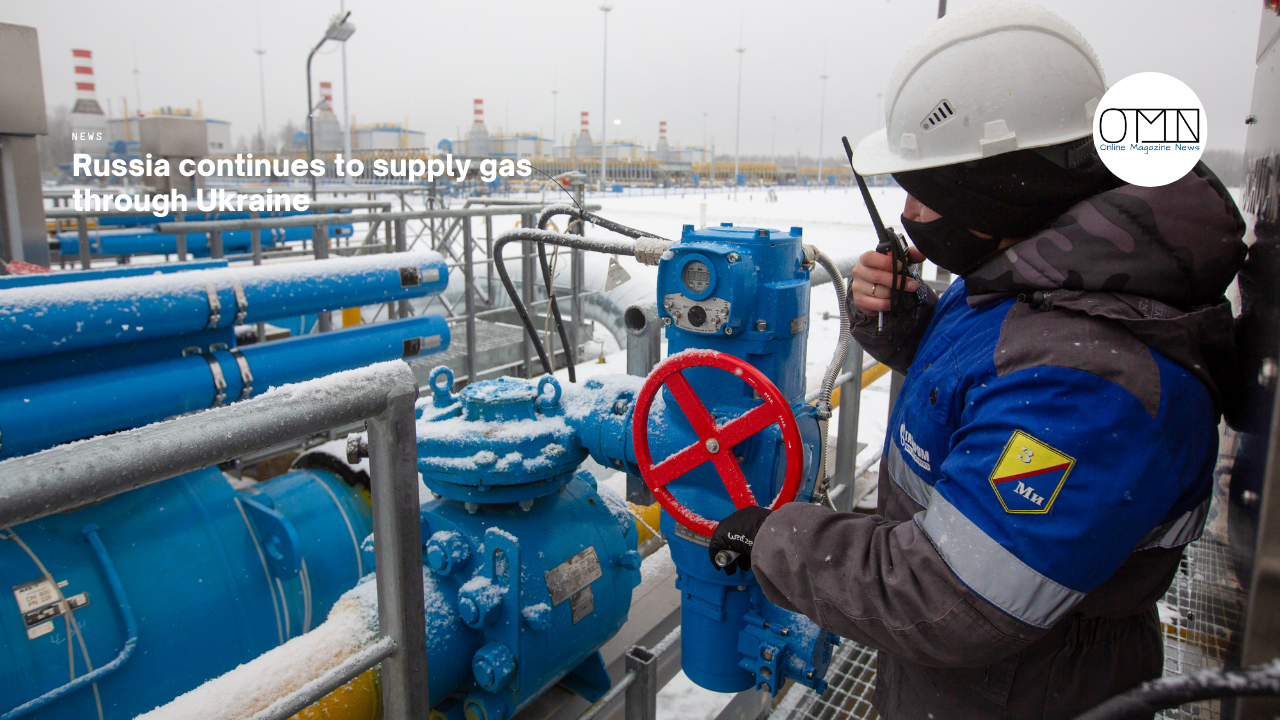 Russia continues to supply gas through Ukraine