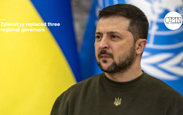 Zelenskyy replaced three regional governors