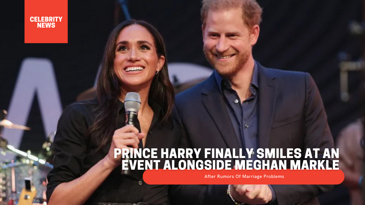 Prince Harry Finally Smiles At An Event Alongside Meghan Markle After Rumors Of Marriage Problems
