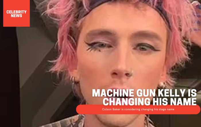 Machine Gun Kelly Is Changing His Name