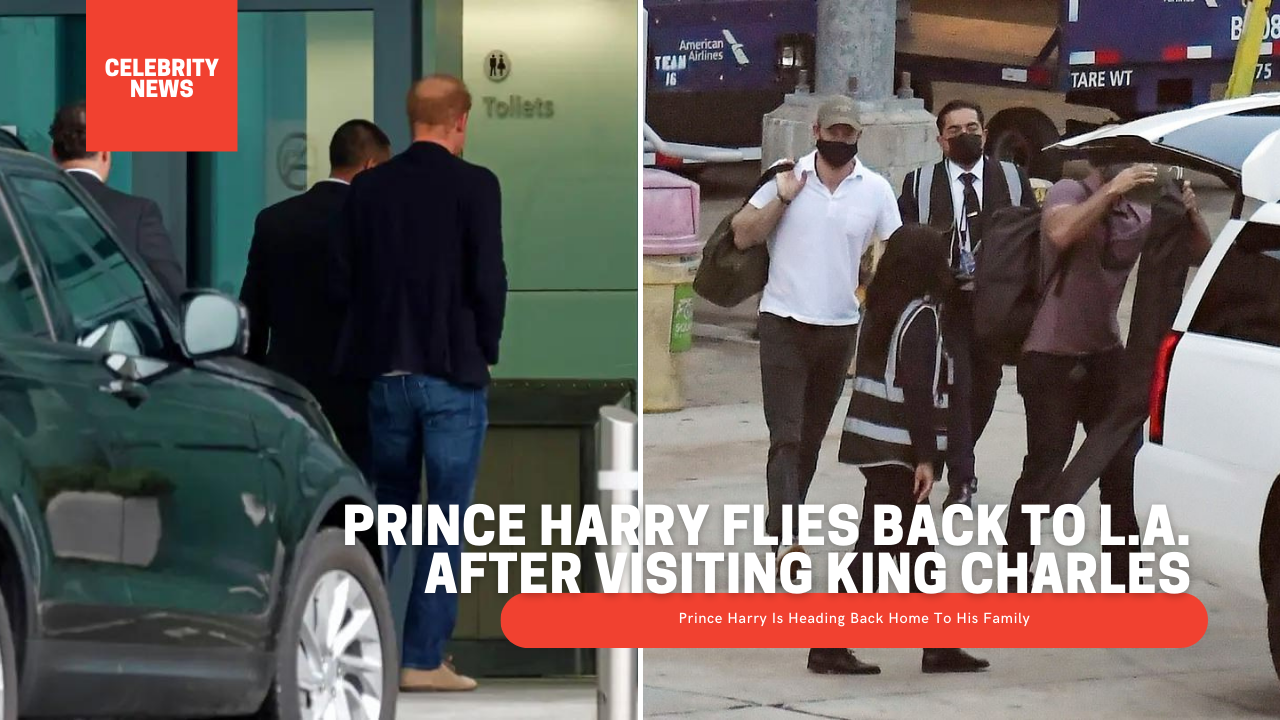 Prince Harry Flies Back to L.A. After Visiting King Charles