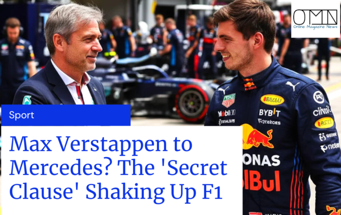 Max Verstappen to Mercedes? The 'Secret Clause' Shaking Up F1