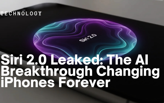Siri 2.0 Leaked The AI Breakthrough Changing iPhones Forever