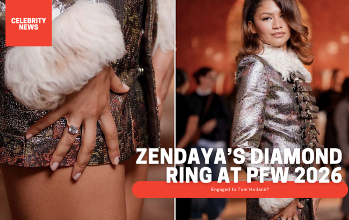 Zendaya’s Diamond Ring at PFW 2026