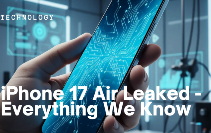 iPhone 17 Air Leaked - Everything We Know