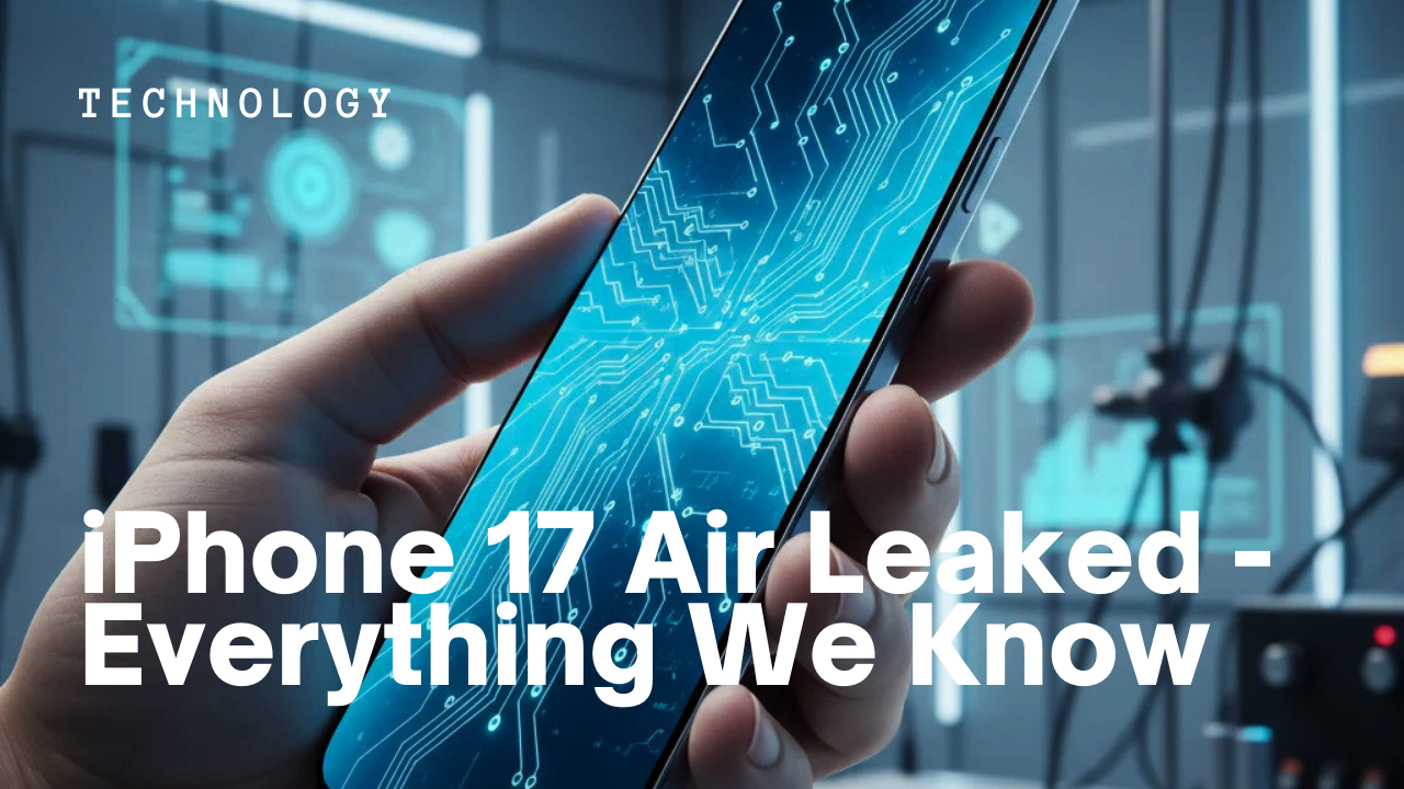 iPhone 17 Air Leaked - Everything We Know
