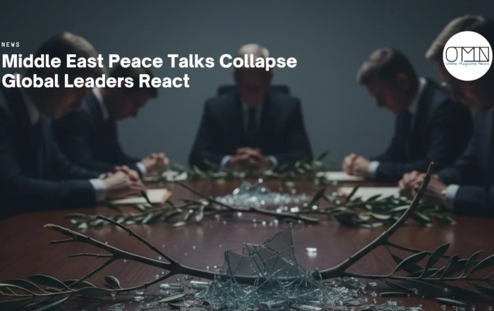 Middle East Peace Talks Collapse Global Leaders React