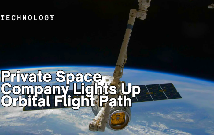 Private Space Company Lights Up Orbital Flight Path
