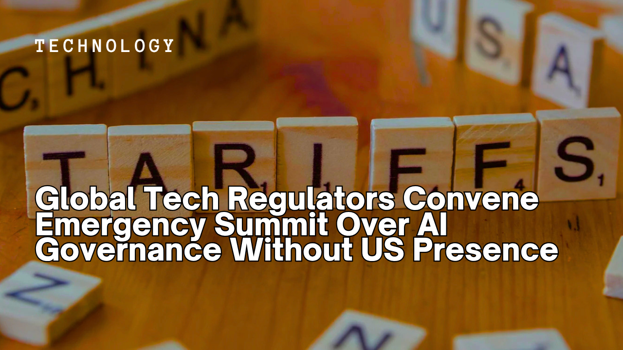 Global Tech Regulators Convene Emergency Summit Over AI Governance Without US Presence