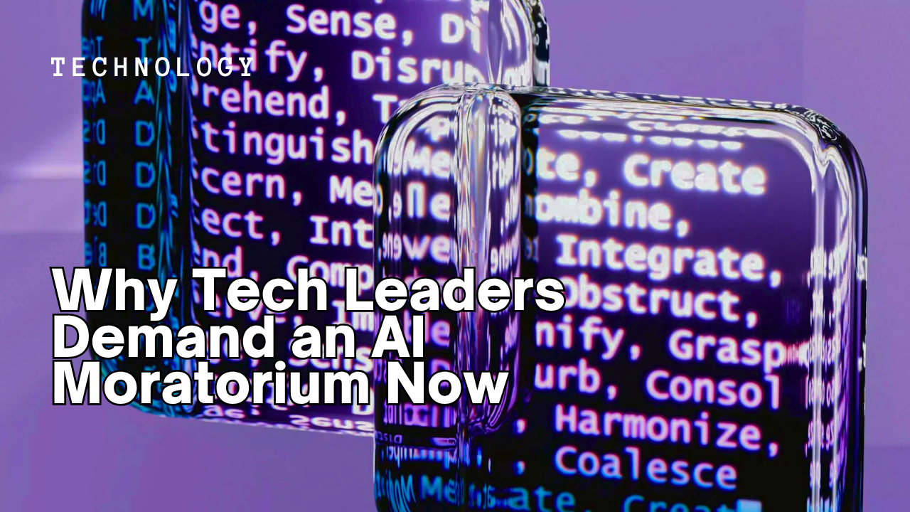 Why Tech Leaders Demand an AI Moratorium Now