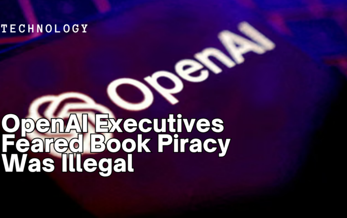 OpenAI Executives Feared Book Piracy Was Illegal